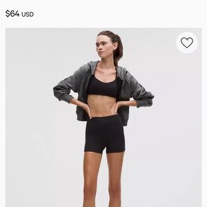 lululemon athletica Black Align Shorts 4” Size 0